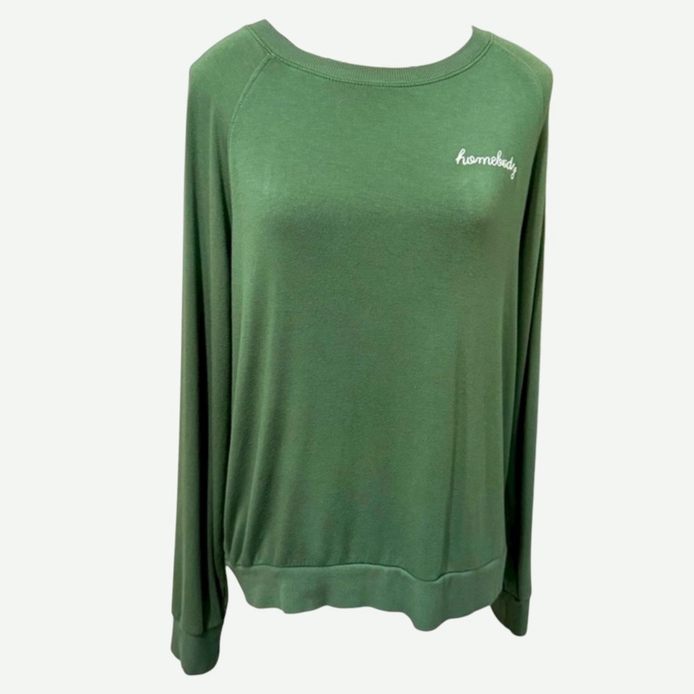 Magnolia Green Long Sleeve Relaxed Shirt size Small